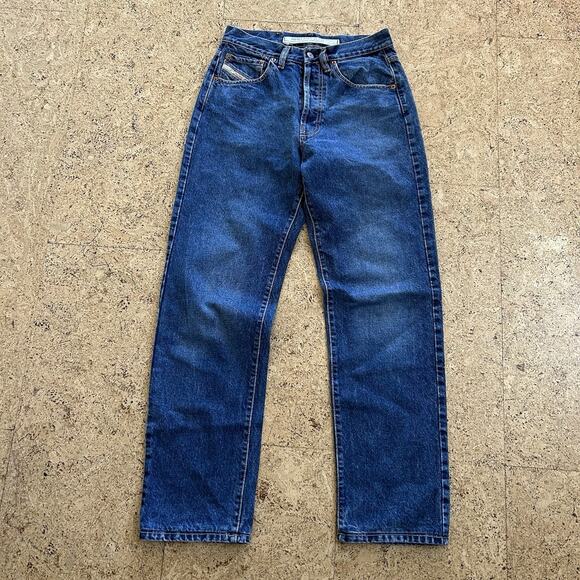 Diesel New World Basic Button Fly Blue Jeans 31x31 - Picture 1 of 8